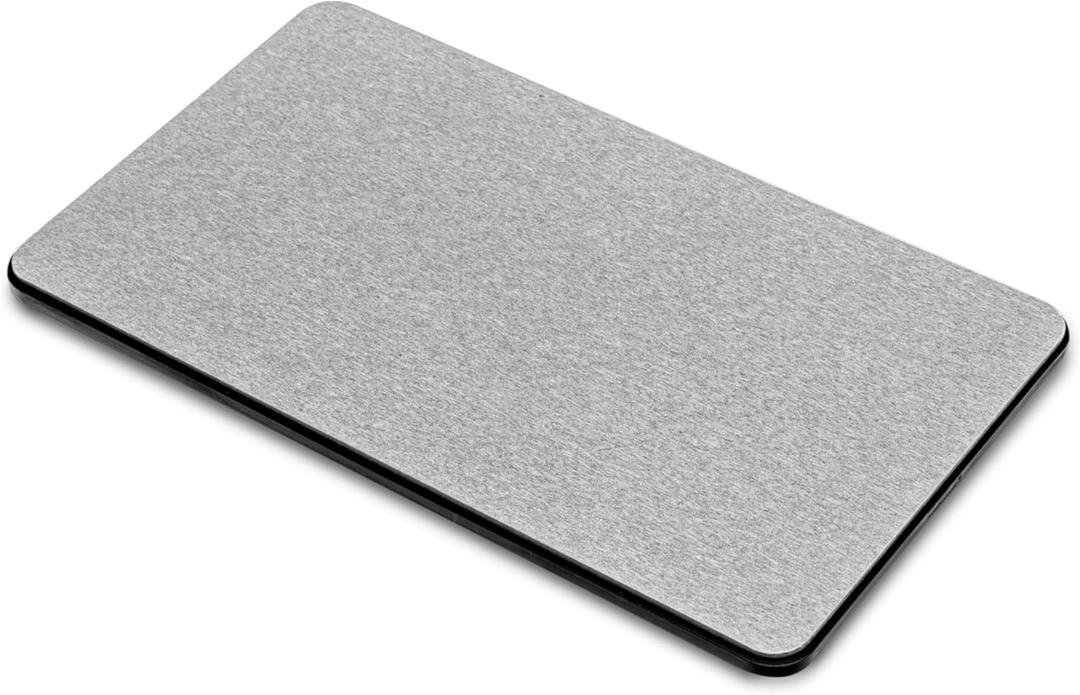 Madesmart Drying Stone Dish Mat, UltraFast Drying Mat for Dishes & Glassware, Diatomaceous Earth, Absorbs Water Instantly, Non Slip Base, Carbon