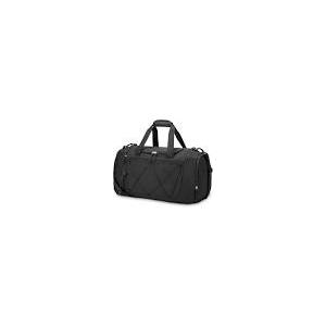 Vorspack Gym Bag for Men - 21 Inches Duffle Bag for Travel Lightweight Duffel Bag with Shoe Compartment Personal Item Travel Bag Weekender Bag for Travel Sports Gym - Black