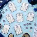 Huquary 50 Sets National Police Week Gifts Police Badges Pins Bulk Polices Retirement Graduation Party Favors Honor The Men and Women of Law Enforcement