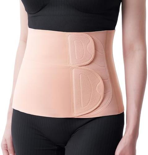 Momcozy Ergowrap Postpartum Belly Band for Natural and C-Section Recovery, Abdominal Binder with 3D Abdomen Lifting & Ergonomic Back Support, Seamless Belly Wrap Shapewear for Post Surgery Recovery Oyster Pink Petite XL Momcozy Ergowrap Postpartum Belly Band for Natural and C-Section Recovery, Abdominal Binder with 3D Abdomen Lifting & Ergonomic Back Support, Seamless Belly Wrap Shapewear for Post Surgery Recovery Oyster Pink Petite XL