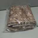 Brown Boho Washable 2x6 Runner Rugs for Hallway Kitchen Bedroom Beside Laundry Room Bathroom Rug, Pet & Kids Friendly, Non Slip Low Pile Stain Resistant Soft Faux Wool Long 24 x 72 Floor Carpet