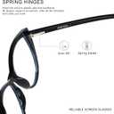 ANDWOOD Blue Light Blocking Glasses Women Bluelight Blocker Computer Cateye Clear Cat Eye Eyeglasses Frame AR003