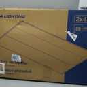 Lithonia Lighting STAKS 2X4 ALO6 SWW7 LL Stack LED Troffer Downlight with 4000 to 6000 Adjustable Lumens and 3500 to 5000K Switchable CCT, 2 Feet by 4 Feet, White