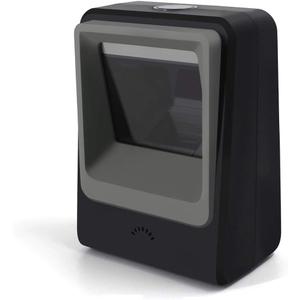 Handsfree 2D 1D Barcode Scanner,Alacrity QR Omnidirectional Desktop Bar Code Reader Scanner, Capture Barcodes from Mobile Phone Screen, Black