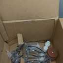 LALUZ 5-Light Farmhouse French Country Chandelier, 23'' Rustic Distressed Wood Chandeliers Light Fixture for Dining Room, Living Room, Bedroom, Foyer