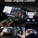 Wireless CarPlay Adapter & Android Auto Dongle, Fast Auto-Connect, Compact Plug & Play Wireless CarPlay Converter for iPhone & Android, USB/USB-C, No Delay, Seamless Reconnection (Black)