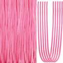 TOAOB 100pcs Long Pipe Cleaners Dark Pink Overlength Chenille Stems 24 Inch Fuzzy Sticks Craft Supplies for DIY Art Craft Projects Home Decorations