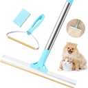 Carpet Rake for Pet Hair Removal (3PCS) 53.5 Adjustable Long Handle Carpet Rake Remover for Cat Dog Hair Remover Carpet Brush Scraper Lint Remover Scraper for Carpets, Rugs, Mats, Couch