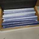 Viyffo Taper Candles 12 Inch 20 Pack Blue, Unscented, Dripless Design, Smokeless Candlesticks for Wedding, Dinner, Holiday Gift & Home Decor