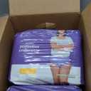 Amazon Basics Incontinence Underwear for Women, Protective, Disposable, Postpartum, Maximum Absorbency, Large, Lavender, 54 Count