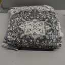 Hallway 2x6 Washable Runner Rug: Oriental Stain Resistant Kitchen Entryway Rugs Farmhouse Ultra Soft Bathroom Bedroom Print Floor Mat Thin Non Slip Indoor Carpet for Living Room Laudry (2 X 6, Grey)