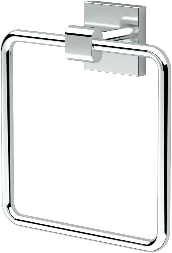 Gatco 4052 Elevate Towel Ring, Chrome, 6.13" Wide