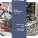 10-Pack Glass Food Storage Containers with Tempered Lids  Borosilicate, Airtight, Oven-Safe (-4F~950F), BPA-Free, 4.4 & 1.6 Cup, Leak-Proof, Dishwasher Safe (Blue)