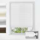 LazBlinds No Tools No Drill Cordless Cellular Shades, Blackout Light Blocking Honeycomb Shades for Home, Thermal Insulation Blinds for Windows, 31" W x 48" H, White