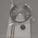 VEHHE Paper Towel Holder Countertop, Stainless Steel Paper Towel Holder Stand with Weighted Base Suction Cups, Standing Paper Towel Roll Holder for Kitchen Bathroom (Silver)