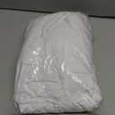 2-Pack 6ft White Spandex Table Covers for Rectangle Standard Folding Tables - Wrinkle Resistant Stretch Tablecloths - Ultimate Fitted Table Protector for Parties, Trade Shows, Banquet