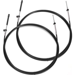 2pcs Boat Throttle and Shift Cables Compatible with Mercury MerCruiser Marine Force Outboard Engine 600A/4000 Series Controller(Gen 1/CC179xx, Gen2/CC189xx)