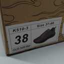 SoleEase Wide Barefoot Shoes Lightweight Non Slip Minimalist Wide Toe Box Sneakers, Breathable Trail Gym Shoes for Men(S510Grey_38)