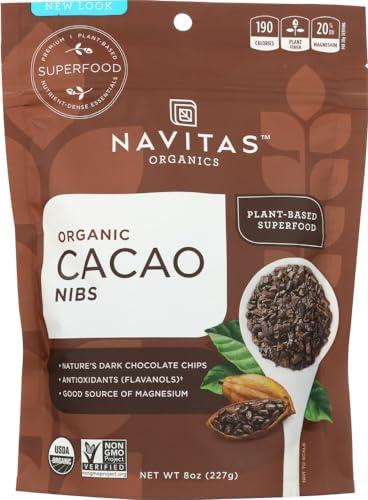 NAVITAS CACAO NIBS, 8 OZ