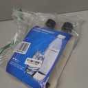 SodaStream Black 1L Slim Carbonating Bottles Twin Pack, Pack of 2