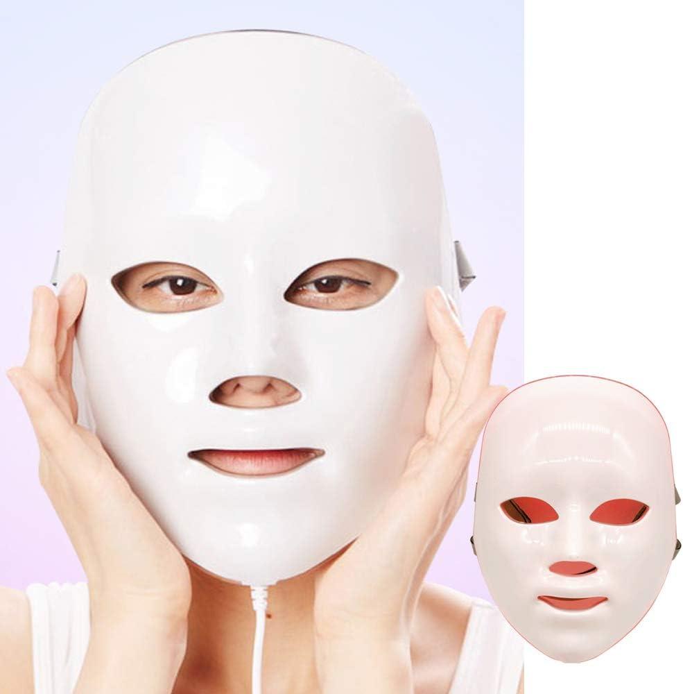 LED Photon Light Therapy Face Mask - Lite Beauty Care Facial Therapy Mask with 7 Color Light