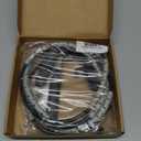 Motoforti Rear Left Right ABS Sensor Wheel Speed Sensor, for BMW 128i L6 3.0L E82 Series 2008-2013, Plastic, No.34526760425, Black, 2pcs