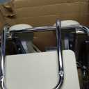 Medline Drop Arm Commode with Padded Seat and Backrest, Durable Toilet Chair for Adults and Seniors, Removable Pail, Splash Guard, Drop Down Arms for Easy Transfer, 350 lb. Weight Capacity, Tan