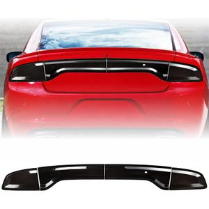 Tail Light Cover Smoked Tail Light Guard Fit for 2015-2024 Dodge Charger