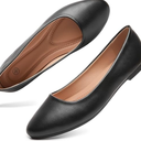 Hash Bubbie Women's Flats Shoes Ballet Flats Dress Shoes Comfortable PU Leather Slip on Shoes for Women Size 8