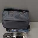 Electric Lunch Box Food Heater, New 100W Portable Food Warmer, Heated Lunch Box for Adults Car/Home with 1.8L Removable Stainless Steel Container, Christmas White Elephant Gifts, 12V/24V/110V/220V (Dark Blue)