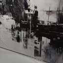 Abstract Canvas Wall Art for Office - Black and White Wall Pictures for Living Room - Big Wall Art for Bedroom Size 29" x 59"