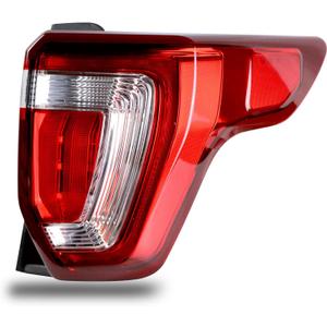 Tail Light Compatible With 2016 2017 2018 2019 Ford Explorer Right Passenger Side LED Taillight with Harness and Bulbs Replace FB5Z13404A