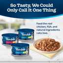 Blue Buffalo Tastefuls Flaked Wet Cat Food Variety Pack, Made with Natural Ingredients, Tuna, Chicken, Fish & Shrimp, 3-oz Cans (12 Count, 4 of Each) (EXP 08/05/28)
