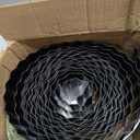 LAVEVE Corrugated Metal Garden Edging 6" x 40Ft, Landscape Edging Border for Lawn, Flower Bed, Garden Fence, Paver Edging (Black)