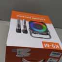 Karaoke Machine, Portable Bluetooth Speaker with 2 Wireless Microphones for Adults & Kids with Lights, Karaoke Microphone with PA System Supports USB/TF/REC/FM/AUX for Home Party Home System Packages (Black)