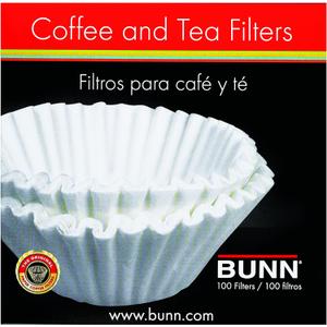 BUNN Coffee Filters, 8-12-Cup Size, 100 Filters/Pack,White (large)
