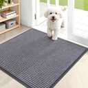 OLANLY Front Door Mat 35x30, Waterproof Heavy-Duty Indoor Outdoor Doormat