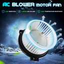 Heater Blower Motor Fan for 1989-1995 Toyota Pickup, Toyota MR2/Tercel/Paseo/T100/RAV4, 1990-2005 Mazda Miata, Mazda MX-3/323/Protege, Mitsubishi Expo/Montero/Expo LRV, Eagle Summit 87103-42020