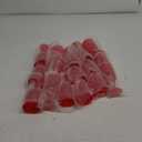 Wiwiqing 24 Pcs Plastic Goblets 7.5oz Vintage Goblet Plastic Wine Glasses Colored Retro Embossed Water Goblets for Wine Bar Juice Baby Shower Wedding Reception Grand Event Party (Red)