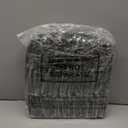 ForPro Professional Collection Mens Boxer Shorts, Disposable Shorts for Massage, Tanning, Waxing and Medical Services, Individually-Wrapped, One Size Fits Most, Black, 50-Count