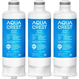AQUA CREST AQF-FF45 Replacement for Samsung DA97-17376B, DA97-08006C, HAF-QIN/EXP, RS27T5200SR, RF28T5001SR, RF24R7201SR, RF28R6201SR, Refrigerator Water Filter, 3 Pack