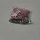 OYOANGLE Women's Pu Leather Push Up Bras Tie Front Wireless Bralettes Party Club Cropped Tops (Red) Small