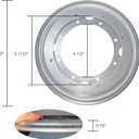 2Pack 9" Lazy Susan Hardware 5/16 Thick Turntable Bearings 750lbs Load Capacity Lazy Susan Turntable Swivel Plate Base for Rotating Table, Kitchen Storage, Serving Tray, Corner Shelves, Book Rack