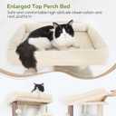 Globlazer Heavy Duty Cat Tree Tower, 70inch Sturdy Cat Tree for Indoor Cats Sturdy Large Cat Tower with Scratching Post and Scratching Board, Hammock, Cat Condo for Adult Cats Kittens, F70 Pro, Beige, 21.6"L x 17.7"W x 70"H