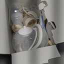 NCVI 2-in-1 Electric Breast Pump with Wearable Cups 8132, Spa-Like Comfort with VibeRelief Massage Micro-Vibration, Hospital-Grade Suction, Pain Relief & Fully Customizable Portable Breastfeeding Pump (Bottle + Wearable Collectors)