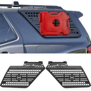 JOYTUTUS Rear Window Molle Panel Kit Compatible with 2025-2026 4Runner 6th Gen Exterior Modular Storage Cargo Rack | 4 Recovery Board Accessories(Not for Trailhunter)