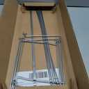 Smead Heavy Duty Steel Hanging File Folder Frame, Letter Size, Gray, Adjustable Length 23" to 27", 2 per Pack (64872)