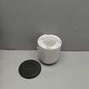 Vancasso Ceramic Plant Pots, 4+5+6 inches, Set of 3, Planters with Drainage Hole, Flower Pots Planters Pots for Indoor Plants, Modern Indoor Decorative Garden Pot, Home Decor, White