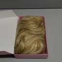 Long Blonde Wavy Wig for White Women Middle Part Curly Wavy Wig 26 Inch Natural Look Heat Resistant Synthetic Wig for Cosplay, Daily, Party