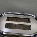 MELLERHOME RetroMod 2 Slice Toaster, Retro Looks with Upgraded Advanced Components, 7 Browning Levels, 3 Functions (Reheat, Defrost, Cancel), Removable Crumb Tray, Under Base Cord Storage, Black